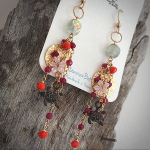 HAWAIIAN BETTY gorgeous handmade earrings